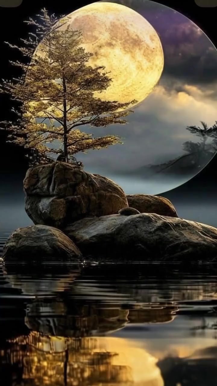 Moon 🌙 cinematic view
