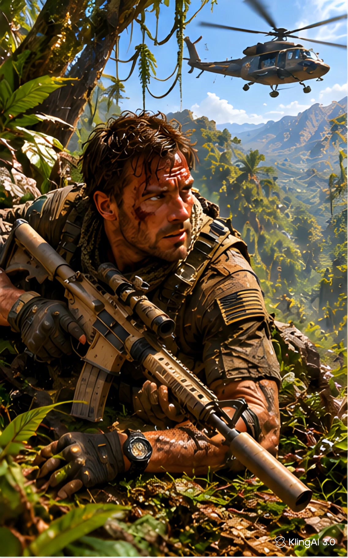 Create a highly realistic cinematic