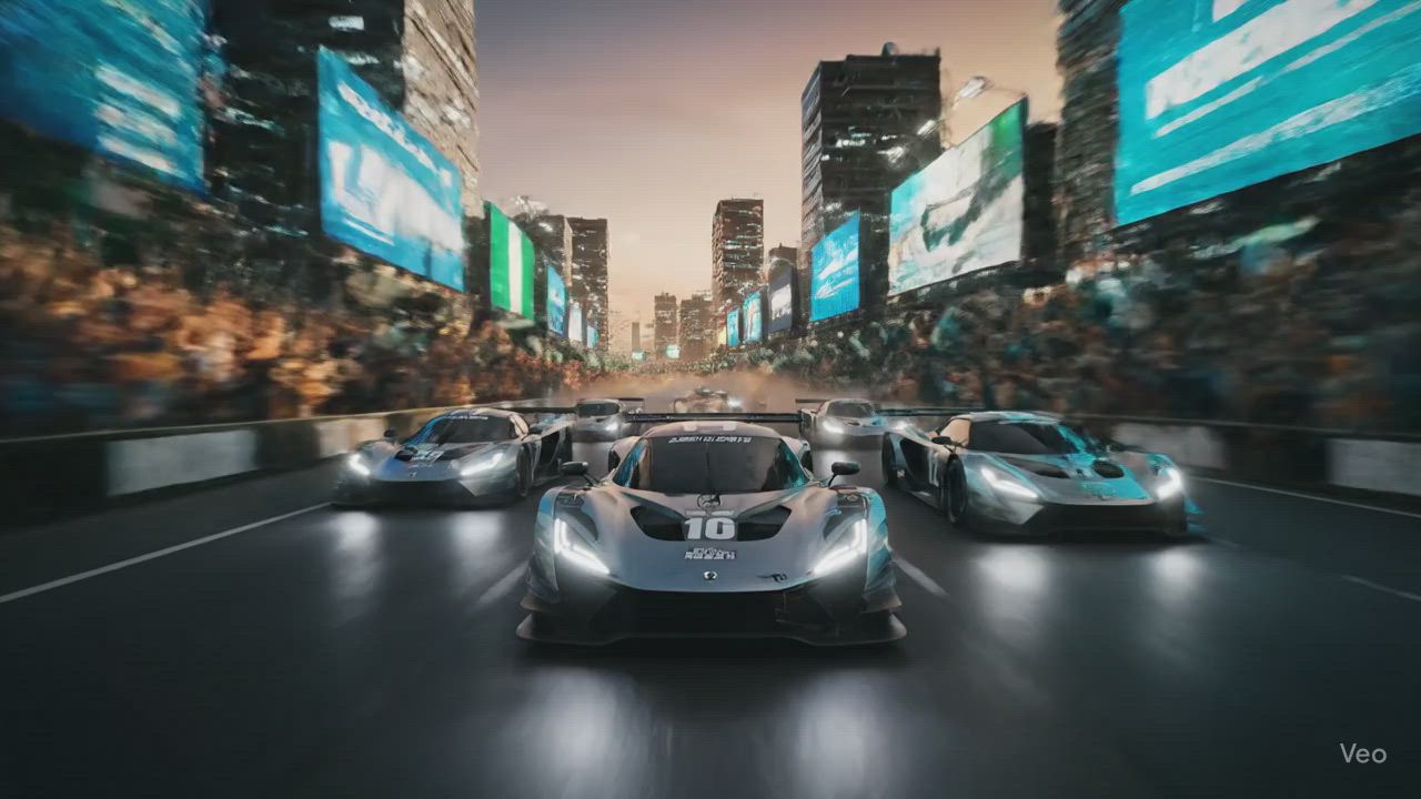 Car race in Lagos Nigeria 2030