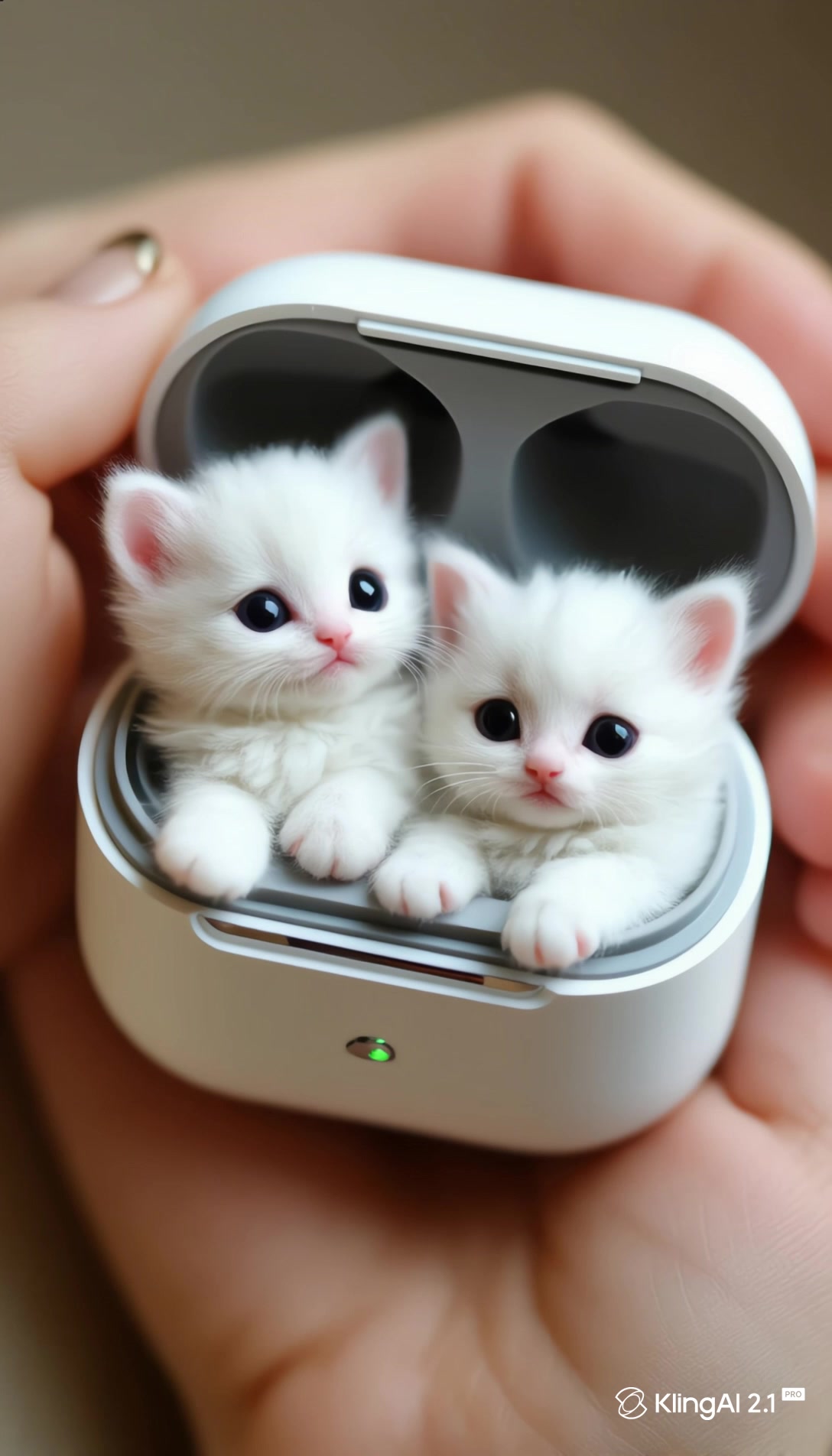A_pair_of_white_kittens_with_blue_and_black_eyes_nestle_inside_a_sleek_wireless_chargin