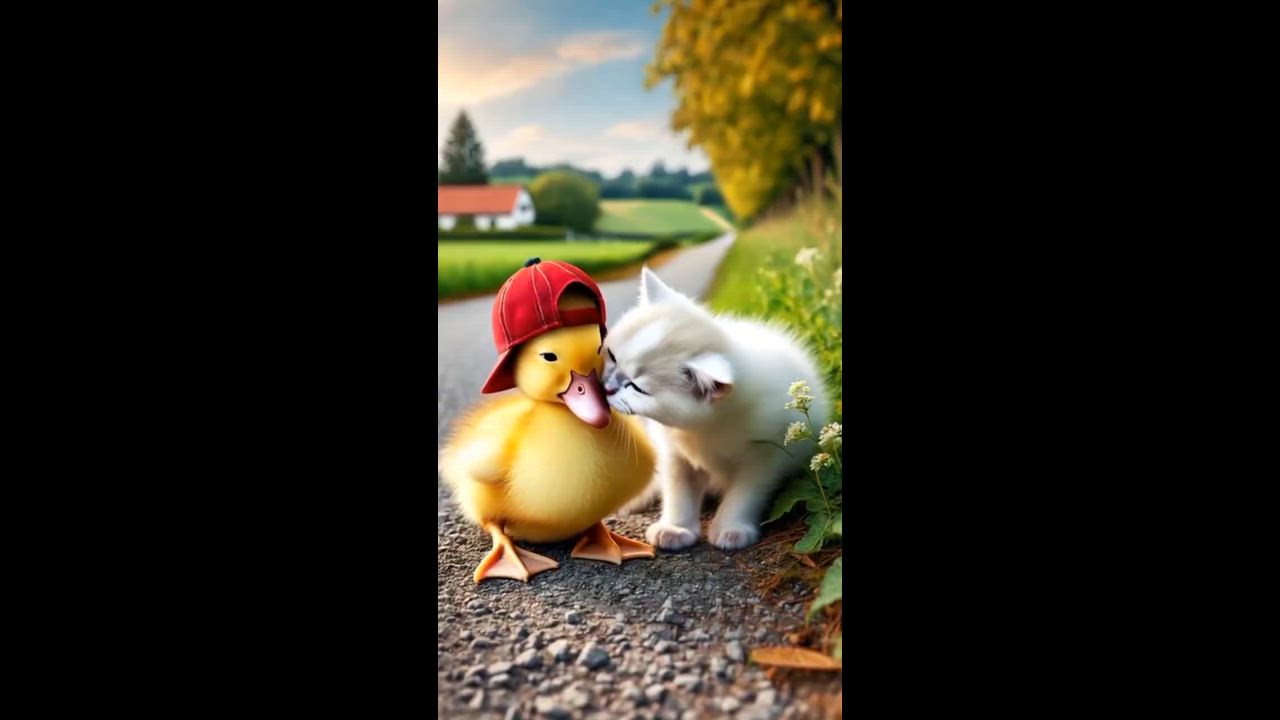 The Cat Helped Duck viralStory