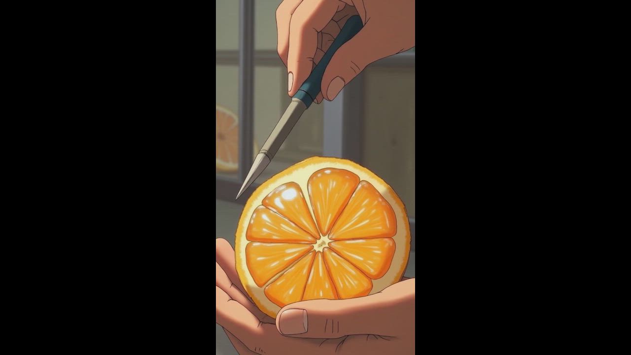Glass fruit cutting ai