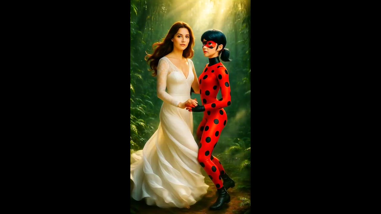 Ladybug Warrior Awakened: Jungle Guardian in Battle Mode 🛡️🐞🌲