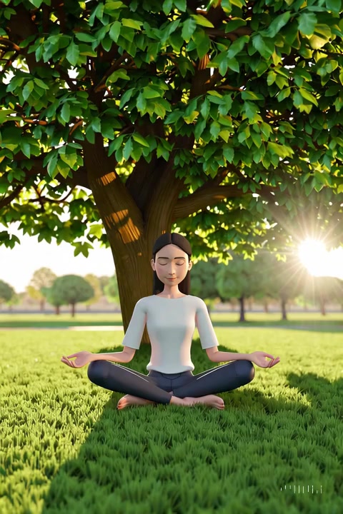 Finding Calm Under the Tree