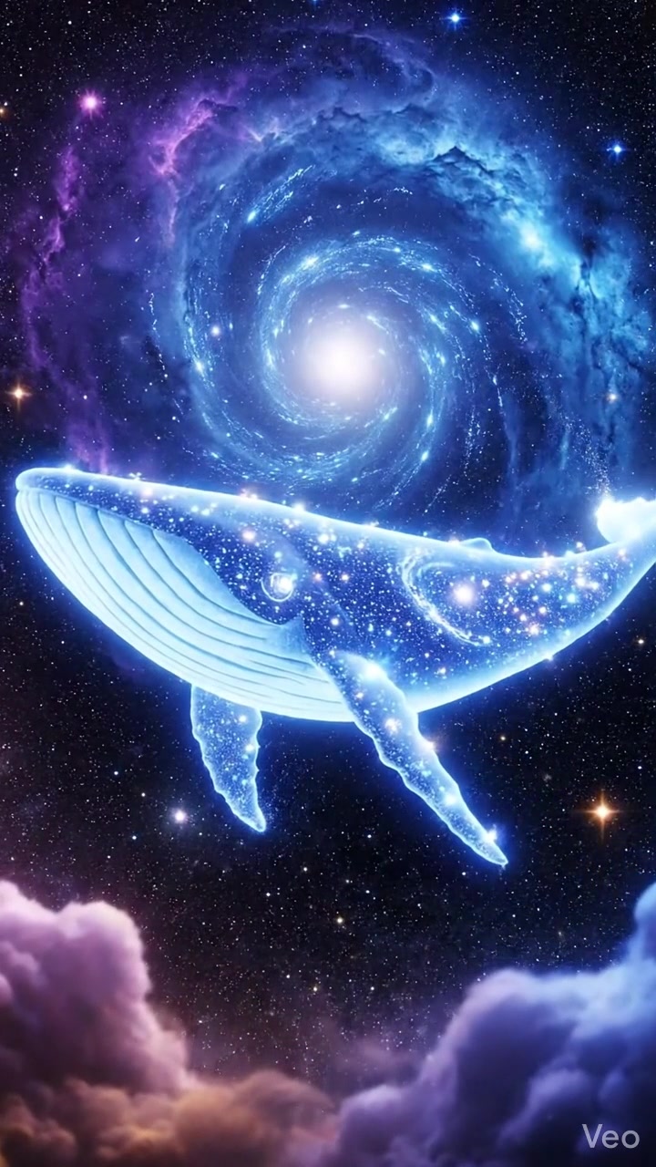 🌌🐋A whale made of galaxies swimming through the stars… #GentleWonderStudio #galaxywhale #cosmicaesthetic #spacefantasy #dreamyvisuals #visualasmr #fantasyaesthetic #cosmicvibes #relaxingvisuals #cinematicshorts #spaceart #asmrshorts  #viralshorts #trendingshorts #cosmicdreams