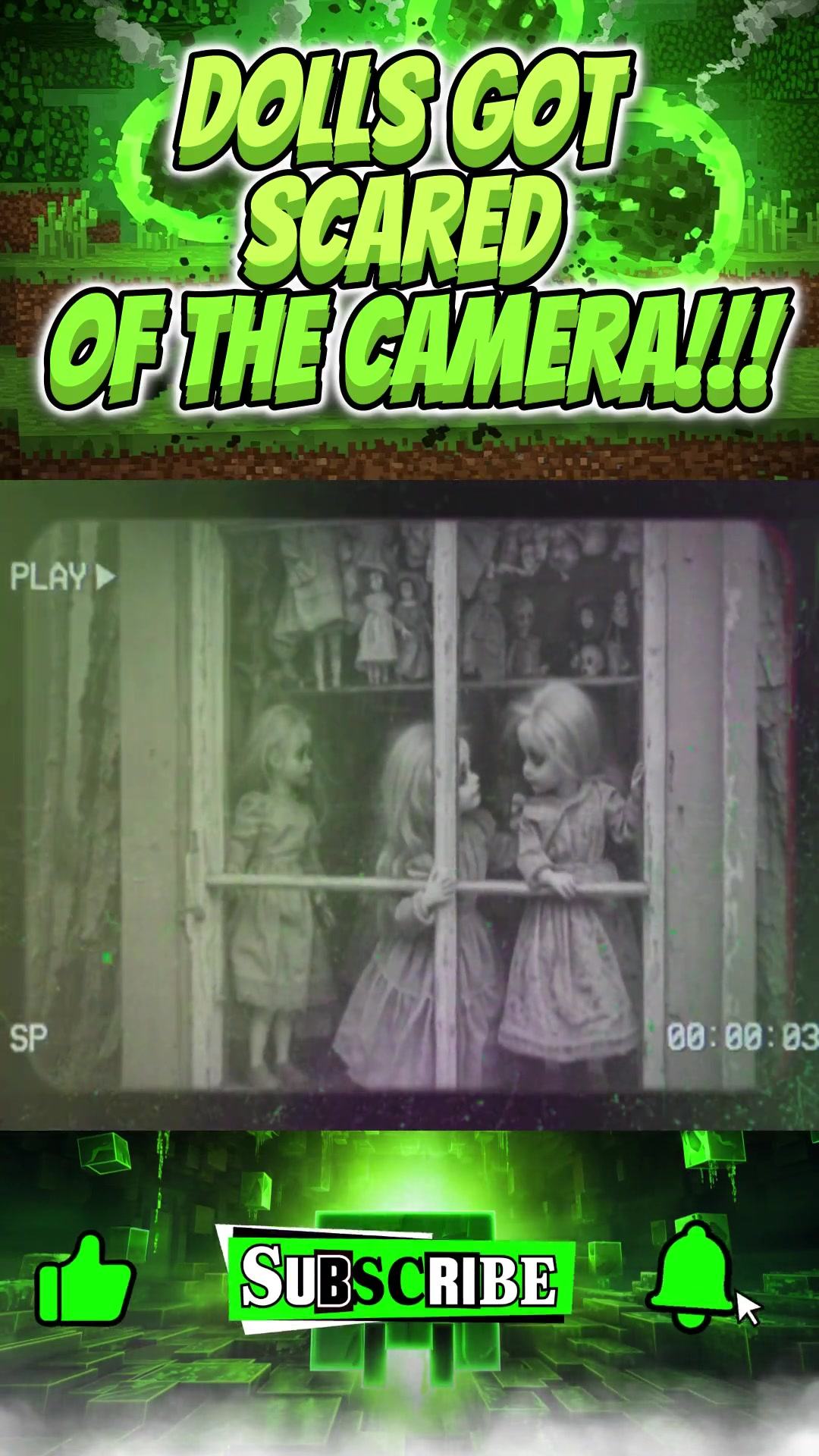 Dolls got scared!