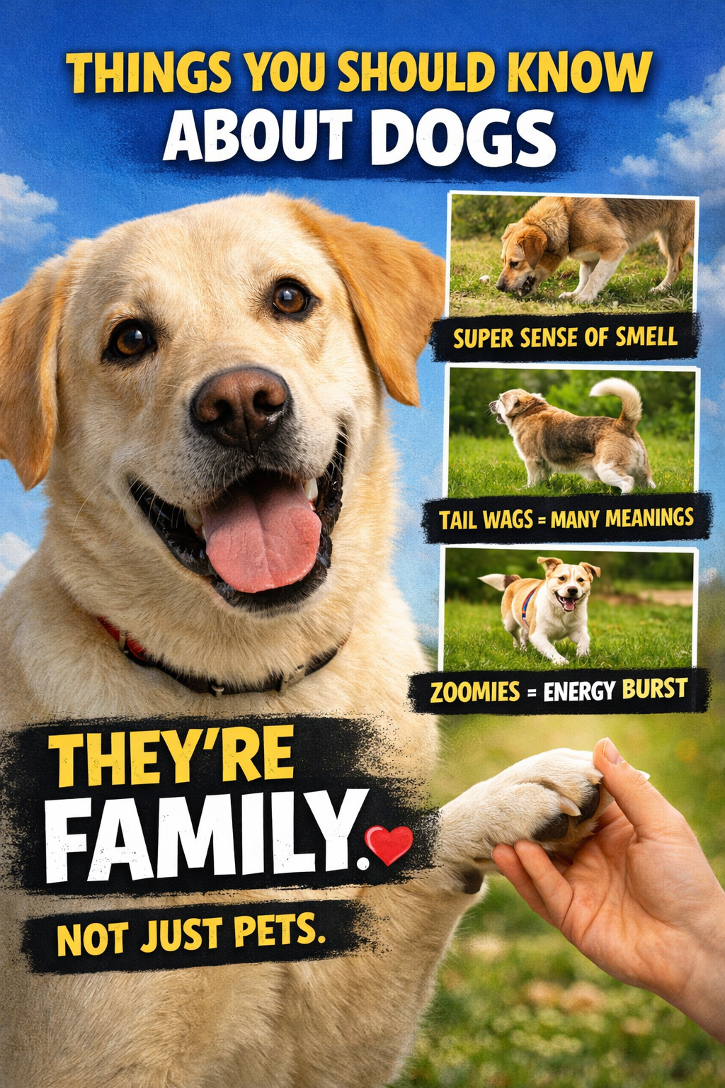 “Dogs are one of the first animals humans ever lived with.