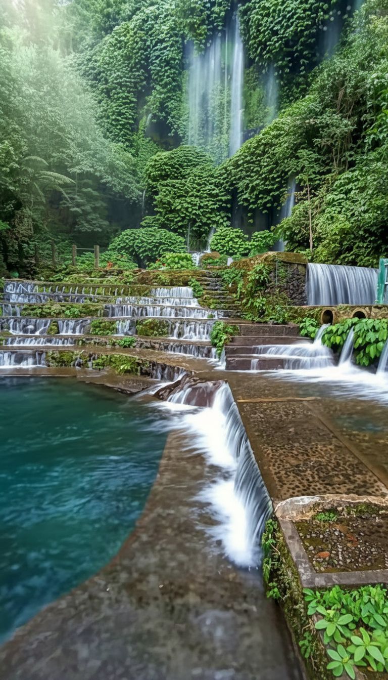 Benang Kelambu Waterfall Lombok
